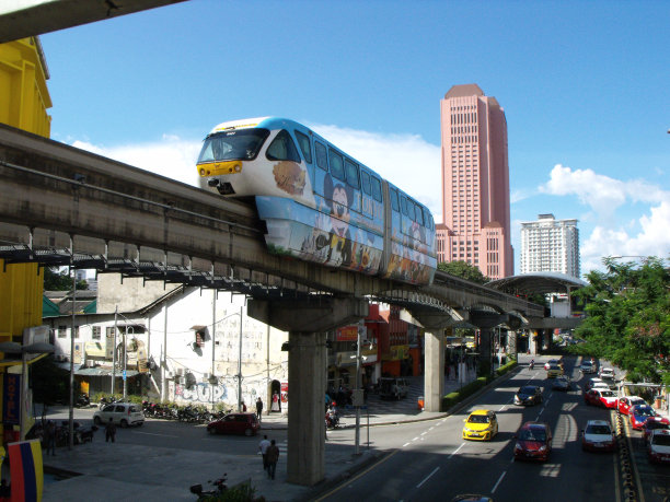 吉隆坡公共交通。马来西亚图片下载