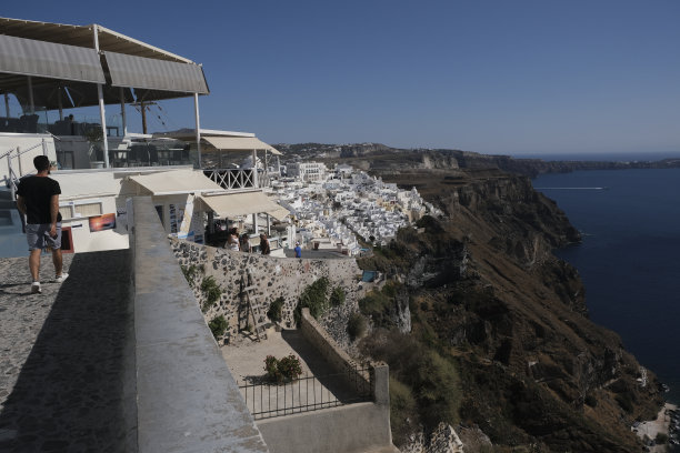 希腊的圣托里尼岛图片下载