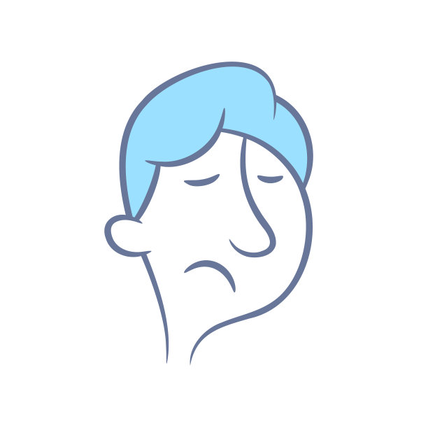 男人头像表情插图图片下载