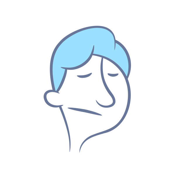 男人头像表情插图图片下载