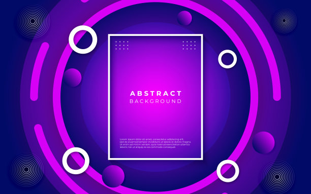 现代色彩丰富的几何形状和物体。抽象设计模板的小册子，传单，横幅，标题，书封面，笔记本背景矢量股票插图图片下载