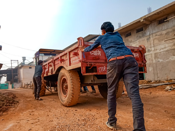 印度穷人在工作图片下载