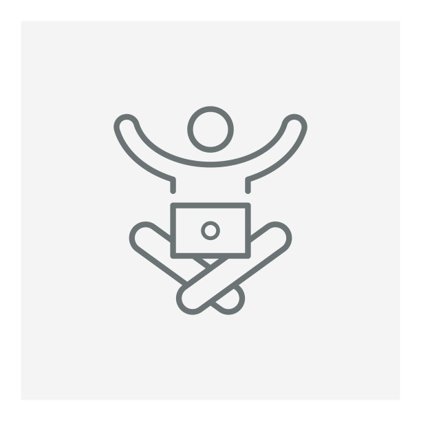 在家办公线条图标，居家图标图片下载