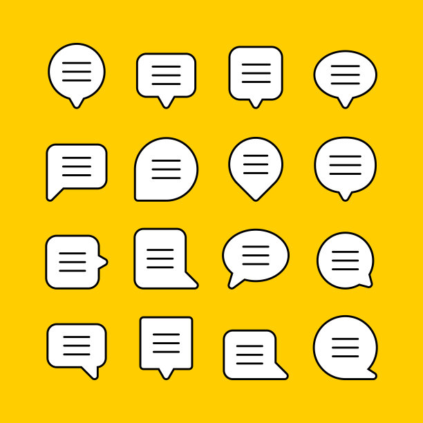 气泡图标图片下载