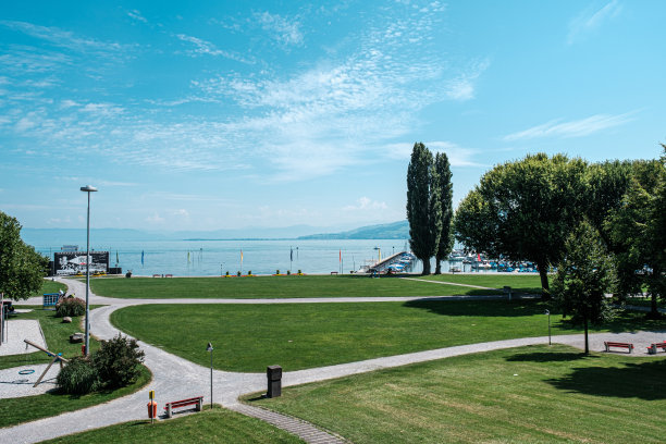 Marina, Arbon, Thurgau州，瑞士，图片下载