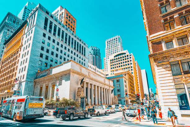 这是旧金山市中心的景色。图片下载