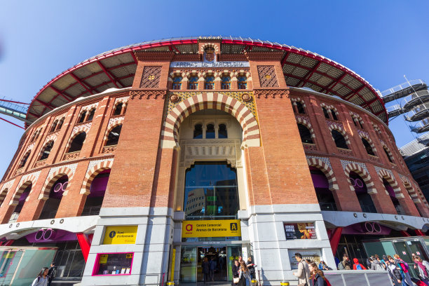 巴塞罗那购物中心入口图片下载