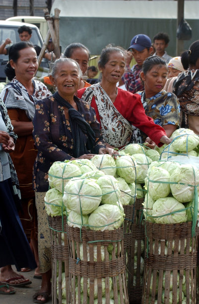 市场上的菜贩图片下载