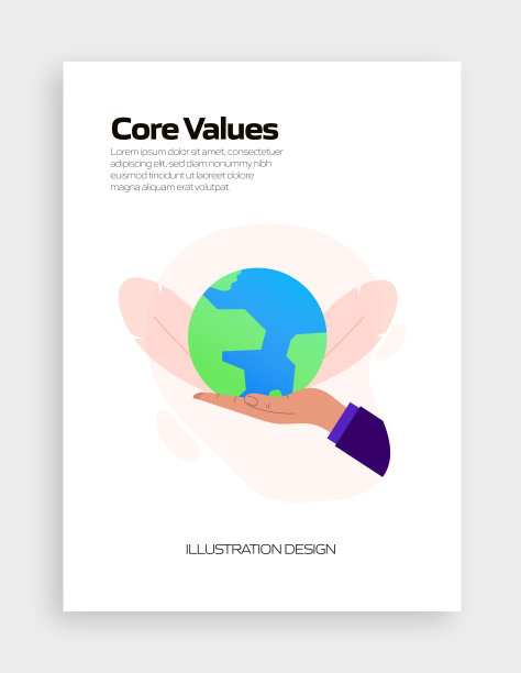 核心价值概念矢量插图网站横幅，广告和营销材料，在线广告，业务演示等。图片下载