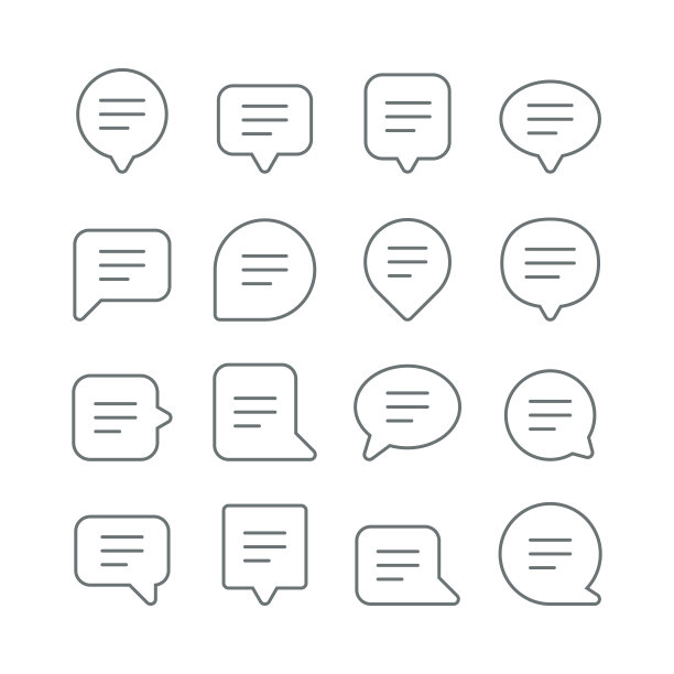 气泡图标图片下载