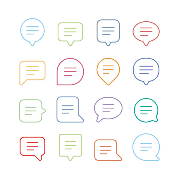 气泡图标图片下载