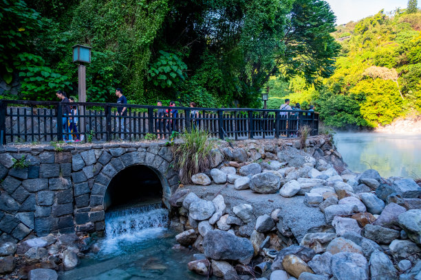 台湾，台北- 2019年10月6日-北投温泉图片下载