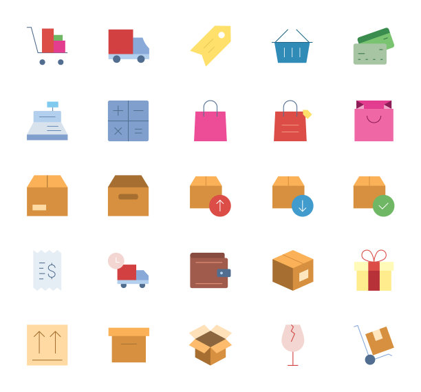 运输图标设置图片下载