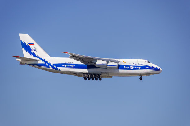 Antonov An-124鲁斯兰货机在空中图片下载