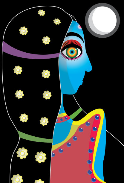 月亮女神图片下载