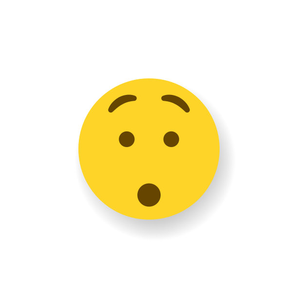 Emoticon平面设计投阴影效果图片下载