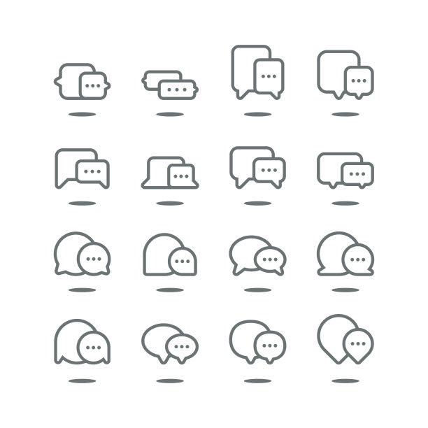 气泡图标图片下载