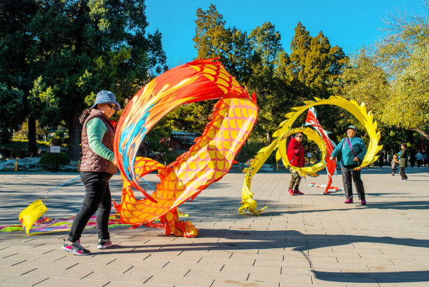 美丽的北京景山公园。图片下载