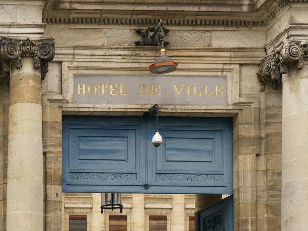 波尔多市政厅入口图片下载