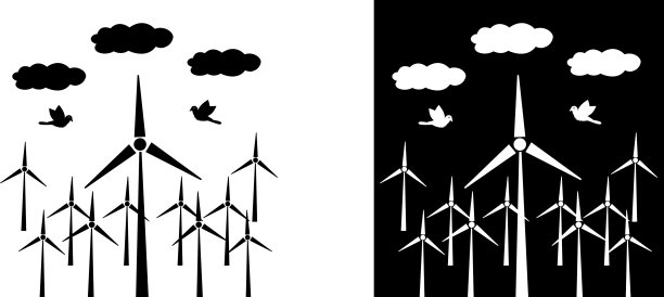 环境保护、风车、图片下载