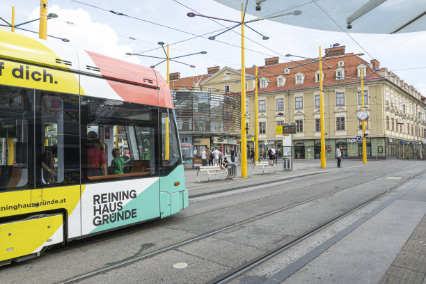 格拉茨有一辆有轨电车图片下载