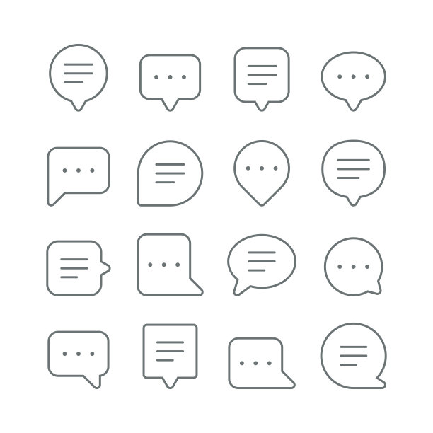 语音气泡图标图片下载