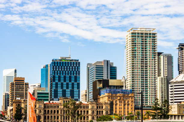 2021年，澳大利亚布里斯班市中心的城市天际线图片图片下载