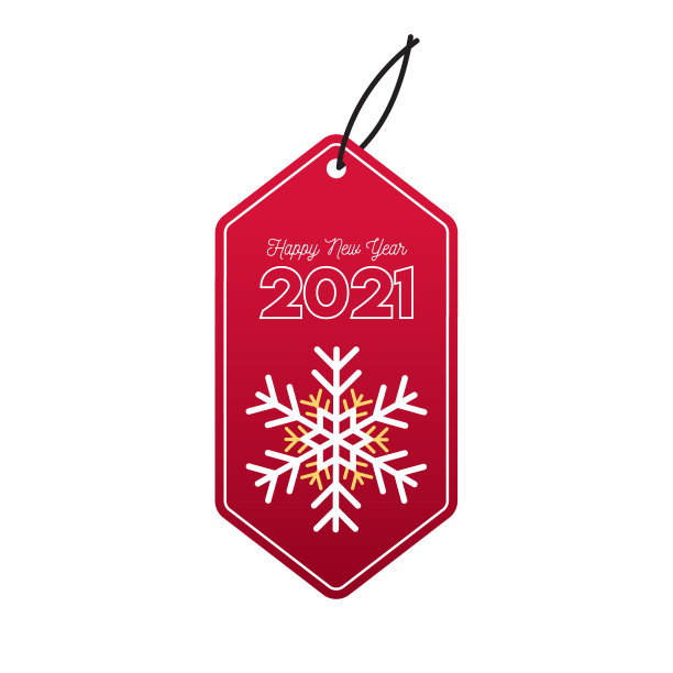 新年快乐。2021刻字。价格标签向量。销售标签向量孤立股票插图图片下载