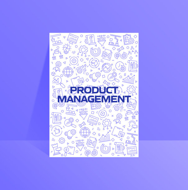 产品管理相关的模式设计，矢量插图图片下载