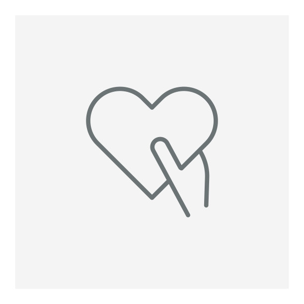 手中的爱心图标图片下载