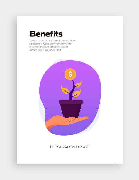 商业概念矢量插图的着陆页模板，网站横幅，广告和营销材料，在线广告，业务演示等。图片下载