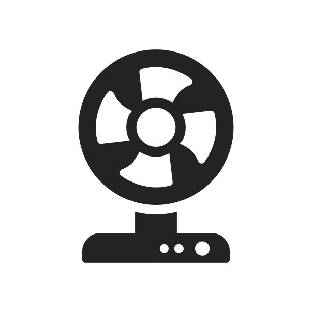 风扇图标，矢量符号插图。图片下载