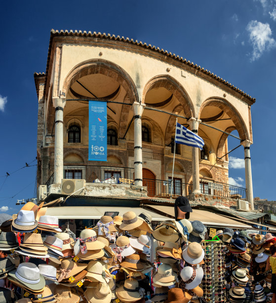 Monastiraki广场的老清真寺图片下载