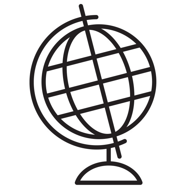 现代全球电子学习和教育图标概念细线风格-可编辑的笔触图片下载