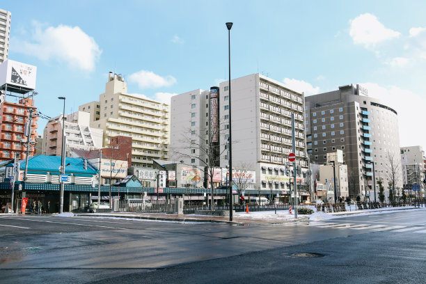 冬季的二条市场图片下载