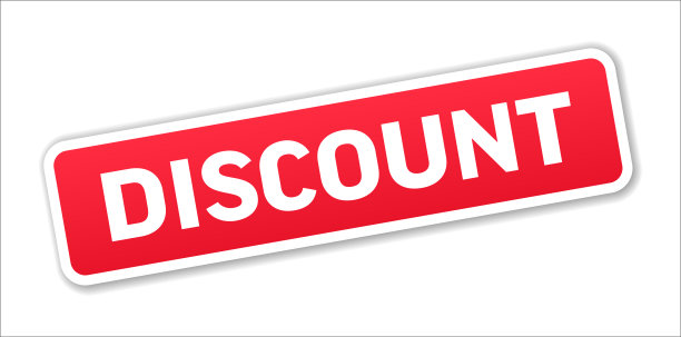 折扣-邮票，旗帜，标签，按钮模板。向量股票插图图片下载