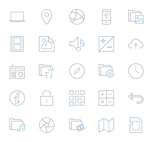 办公室图标设置图片下载