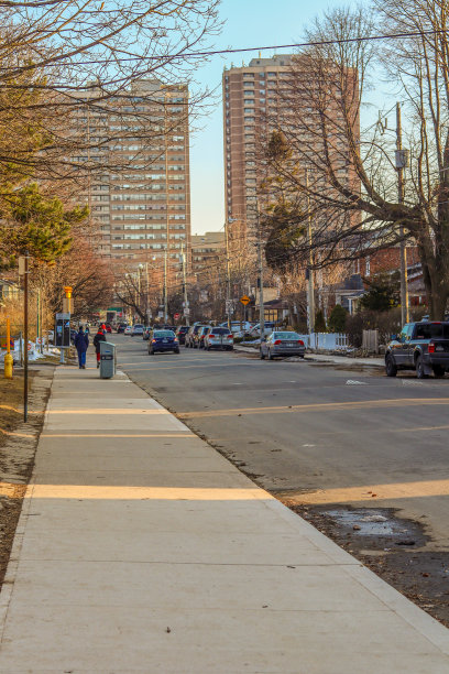 多伦多东约克社区地区的景观。这张照片于2021年3月在纽约东部拍摄图片下载