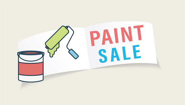 家装油漆网站贴纸图片下载