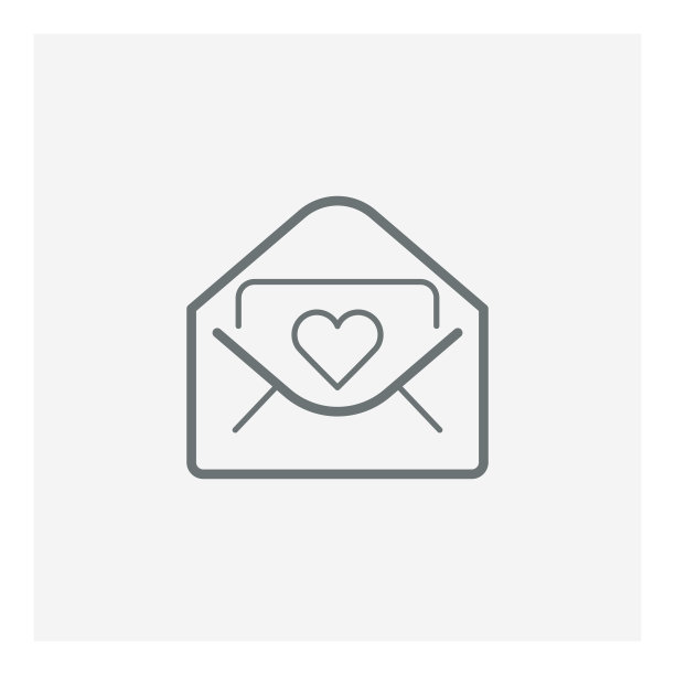 爱心信图标图片下载