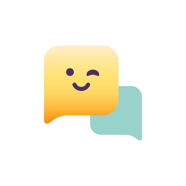 广场语音泡泡的表情符号设计图片下载