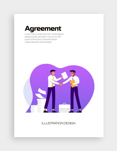 商业概念矢量插图的着陆页模板，网站横幅，广告和营销材料，在线广告，业务演示等。图片下载