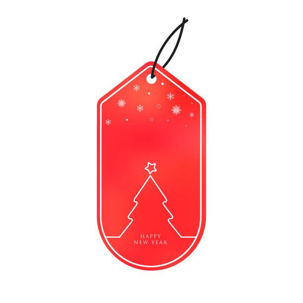 新年快乐。2021刻字。价格标签向量。销售标签向量孤立股票插图图片下载