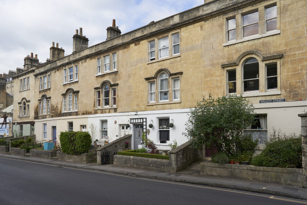 巴斯的历史街道图片下载