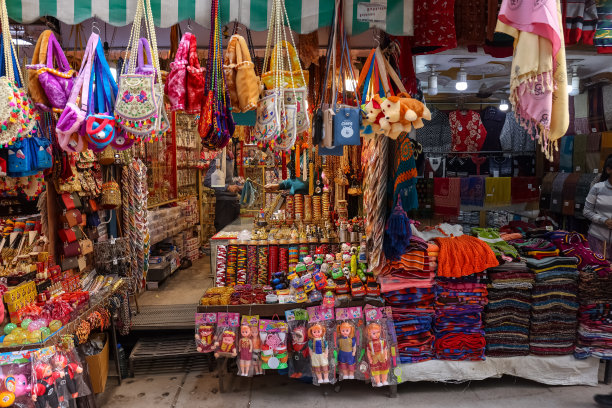 哈德瓦当地街道市场的观点图片下载