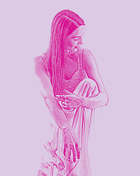 穿着睡衣的漂亮女人图片下载