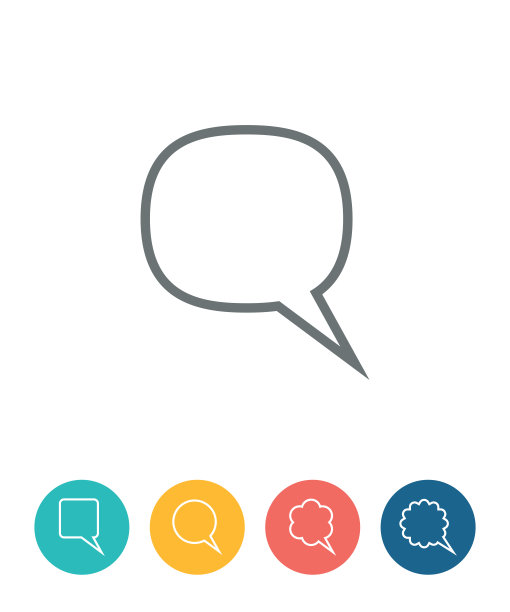 气泡图标图片下载