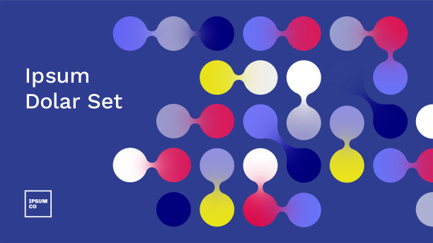 演示标题幻灯片设计布局与抽象几何链接图形图片下载