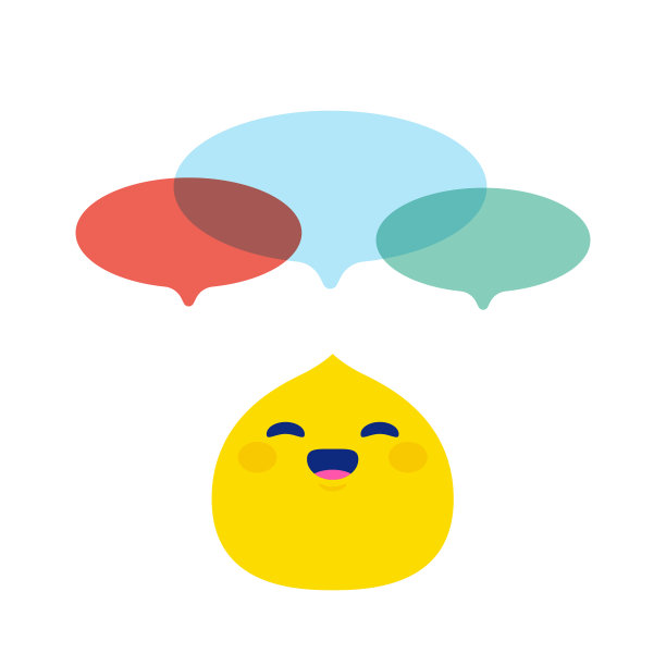 表情符号和语音气泡图标设计图片下载