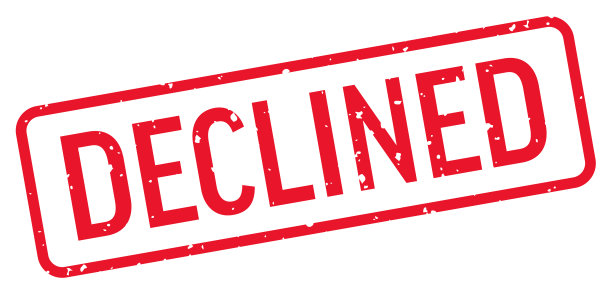 谢绝-印章，印鉴，印章模板。向量股票插图图片下载